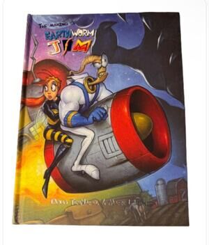 The Making Of Earthworm Jim By Doug TenNapel & Mark Lorenzen Hardcover HC RARE